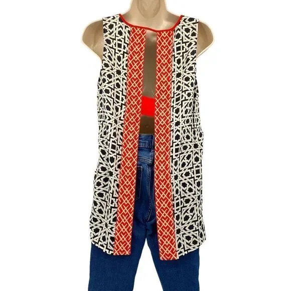 Anthropologie THML Celtic Print Cutout Back Tank Size S - Picture 6 of 11